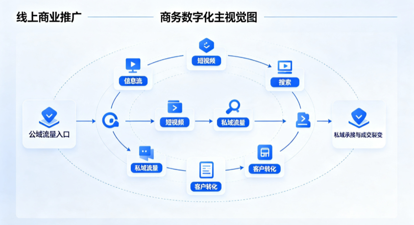 竹溪县线上商业推广怎么做？全域流量闭环搭建与低成本转化实战指南